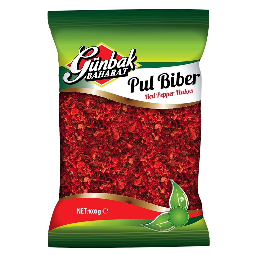 Günbak Pul Biber Paket 1 KG