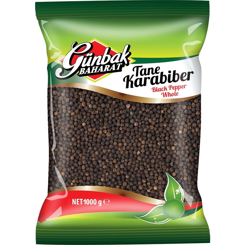 Günbak Tane Karabiber 550 Kalibre Paket 1 KG