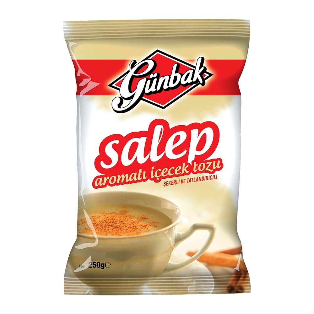 Günbak Salep Aromalı İçecek Tozu 250 Gr