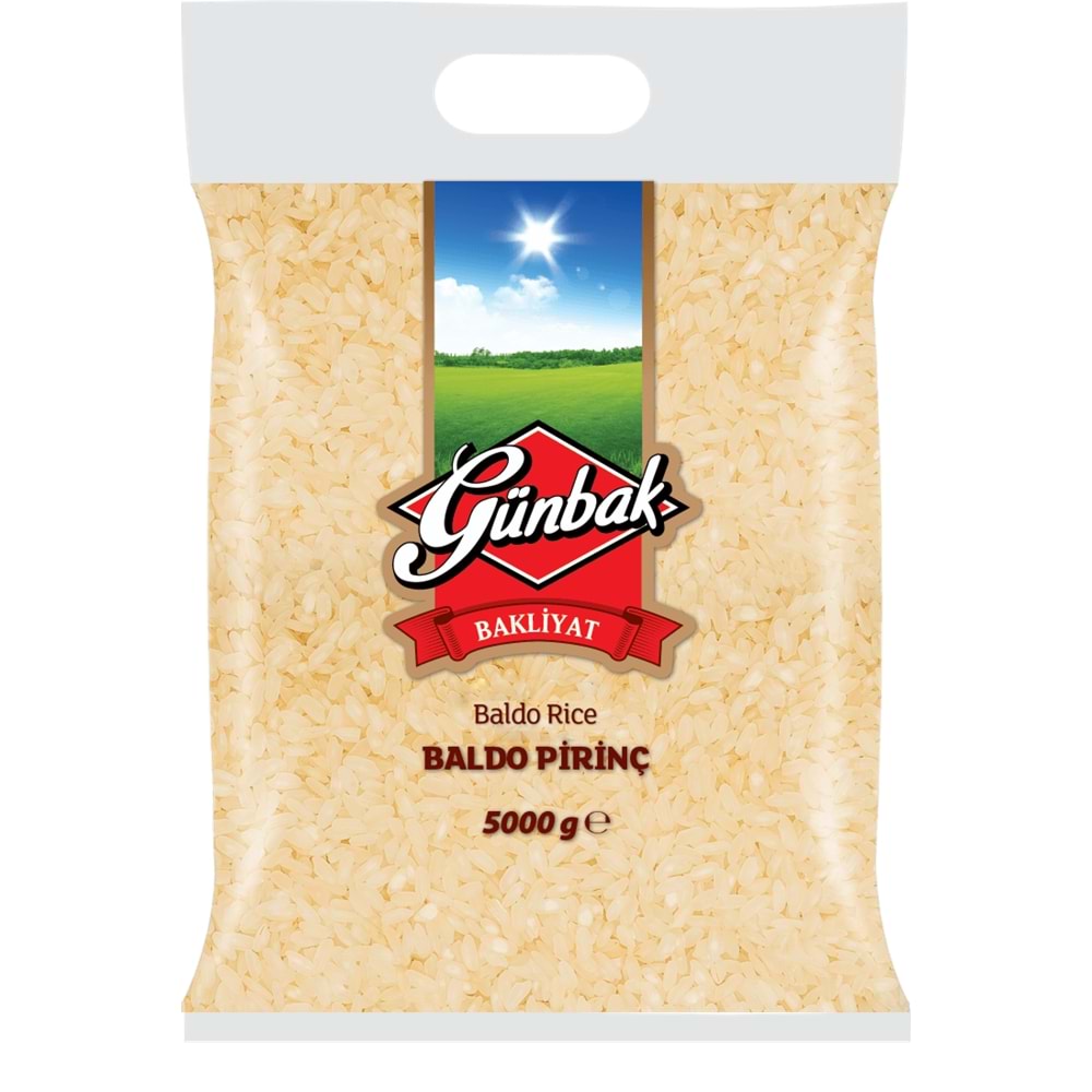 Günbak Baldo Pirinç Dökme 5 KG