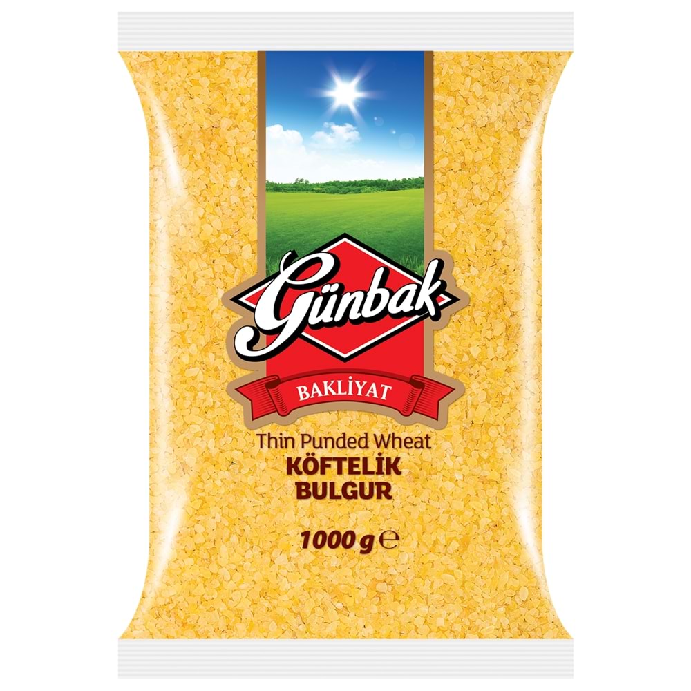 Günbak Köftelik Bulgur Paket 1 Kg