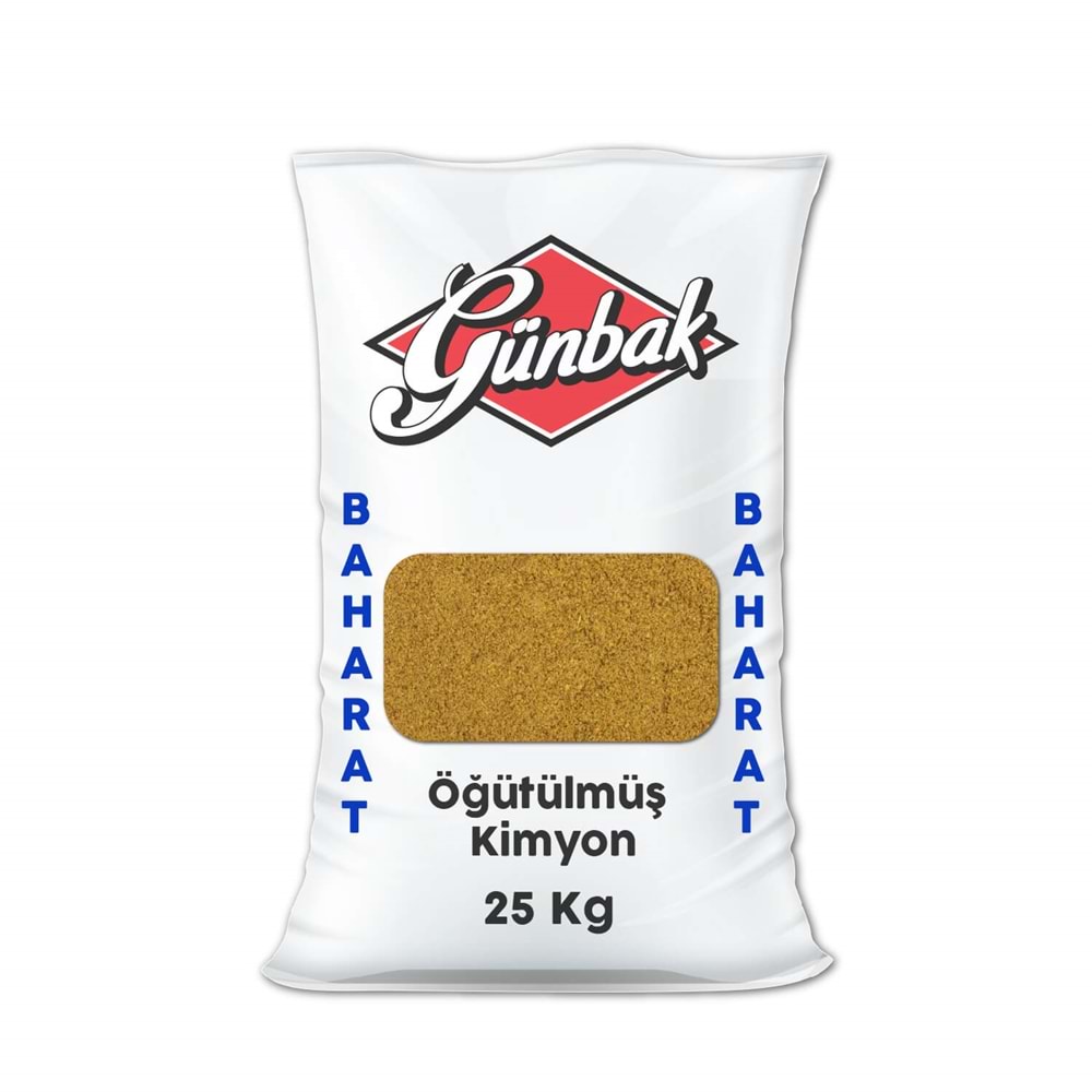 Günbak Öğütülmüş Kimyon Çuval 25 Kg