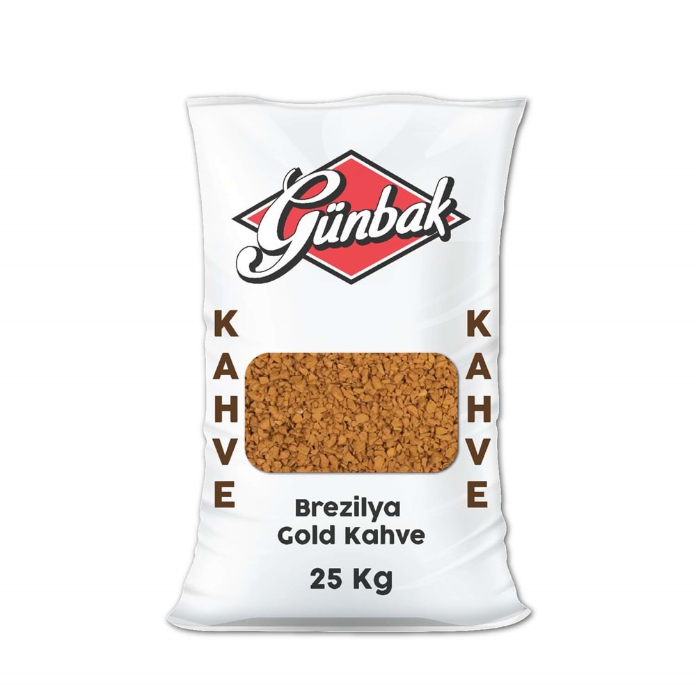 Günbak Brezilya Gold Kahve Koli 25 KG