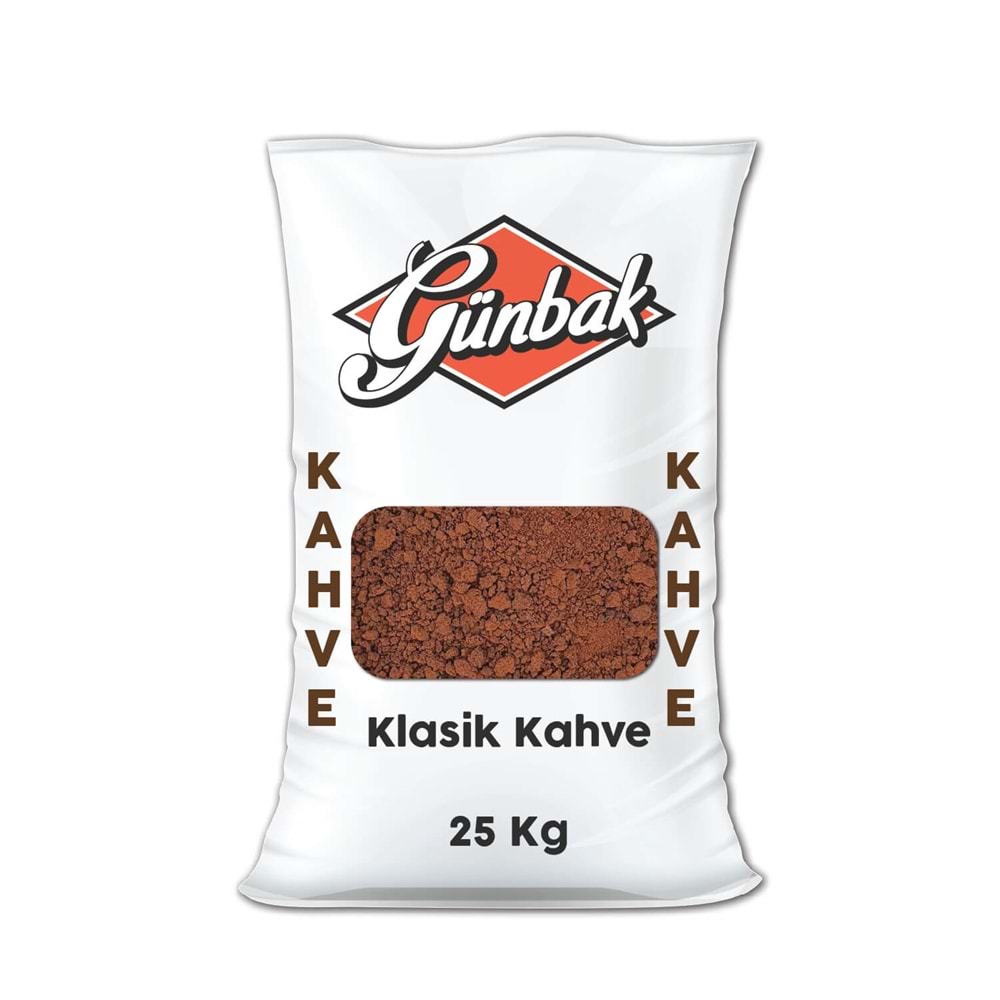 Günbak Klasik Kahve Çuval 25 Kg