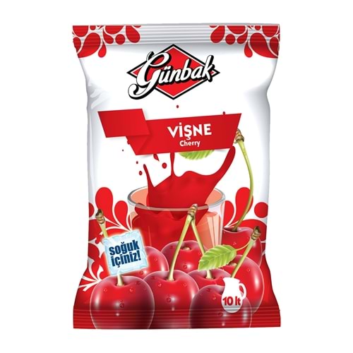 Günbak Vişne Aromalı Soğuk İçecek Tozu 450 Gr