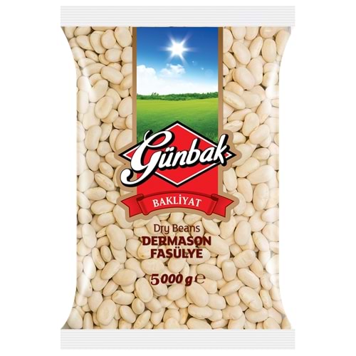 Günbak Dermason Fasulye Paket 5 KG