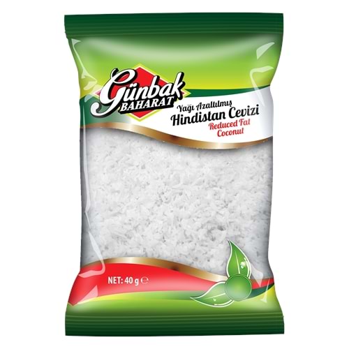 Günbak Hindistan Cevizi Kutu 40 Gr 12 Adet