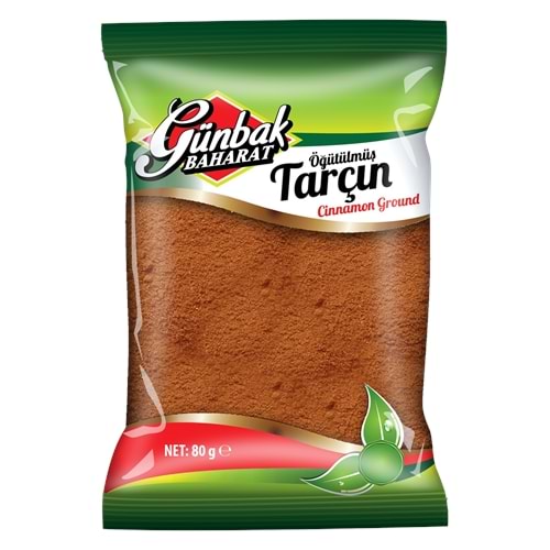 Günbak Toz Tarçın Kutu 80 Gr 12 Adet