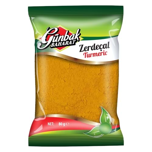 Günbak Zerdeçal Kutu 80 Gr 12 Adet