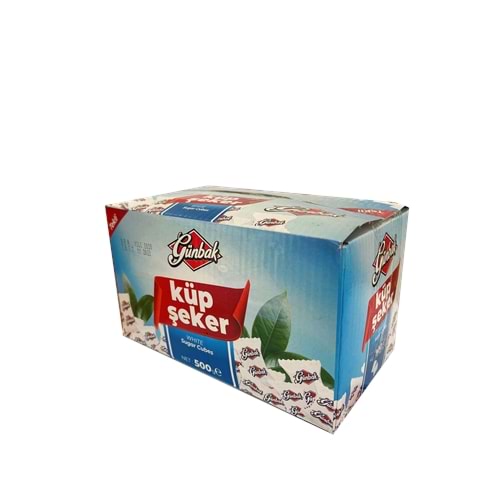 Günbak Tek Sargılı Küp Şeker Kutu 500 Gr