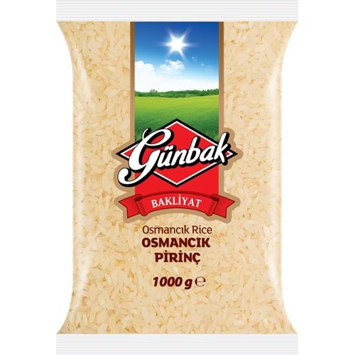 Günbak Osmancık Pirinç Paket 1 Kg