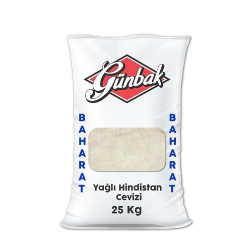 Günbak Yağlı Hindistan Cevizi Çuval 25 Kg
