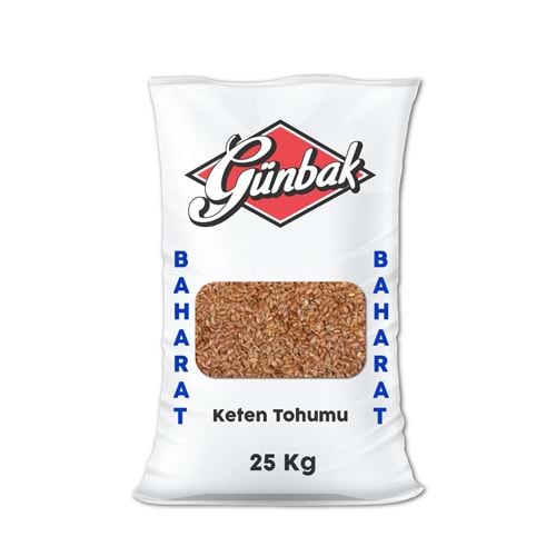 Günbak Keten Tohumu Çuval 25 Kg