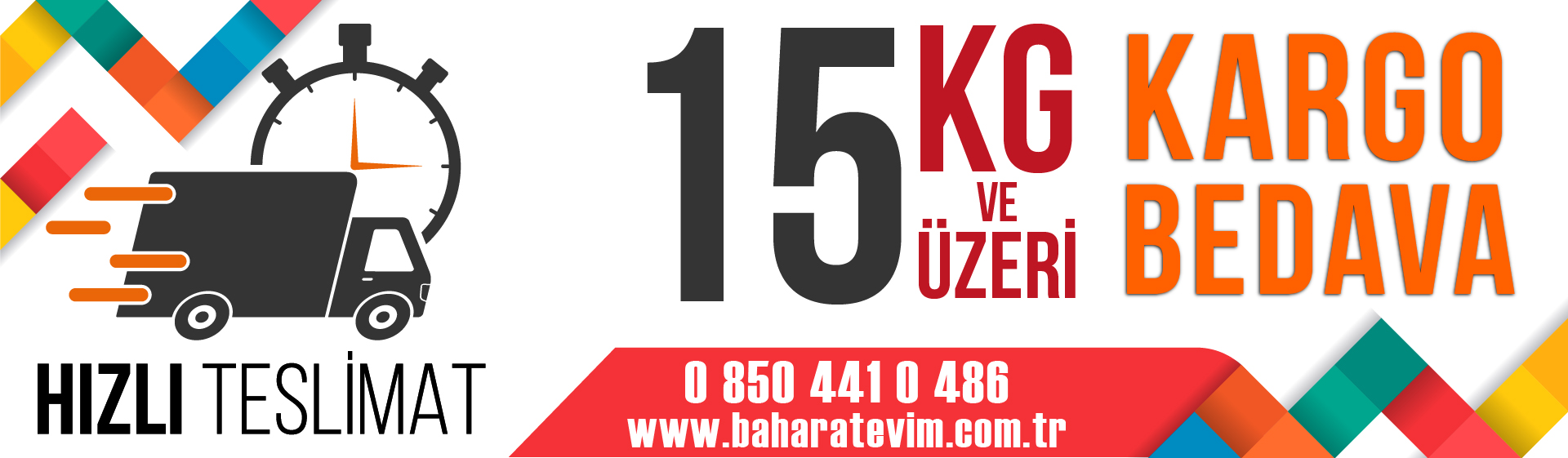Türkiye nin Her Yerine 15 KG ve Üzeri Kargo Bedava -
